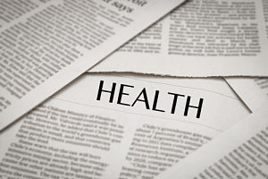 News paper article that says HEALTH